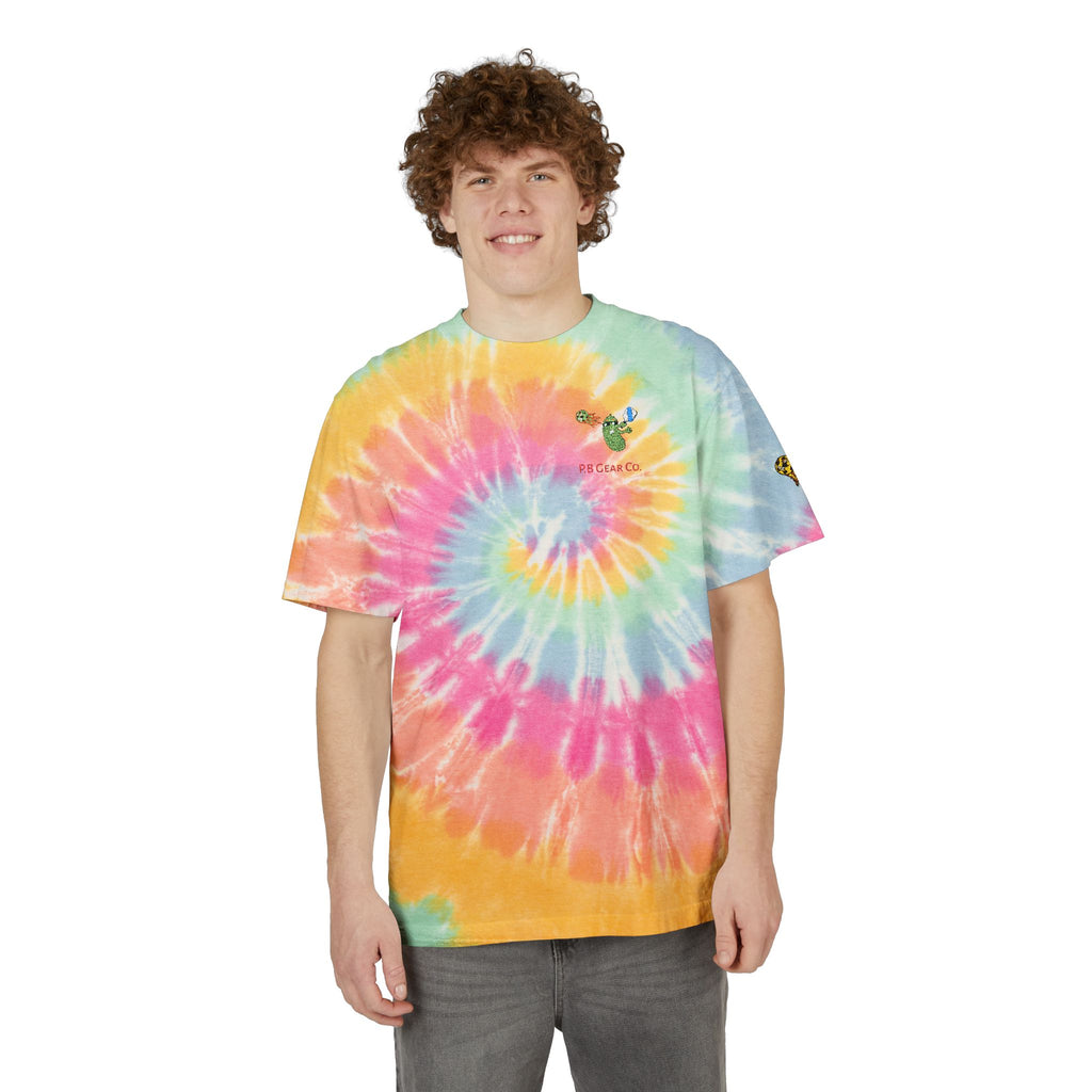 Tie-Dye T-Shirt — Rainbow Spiral Embroidered Tee