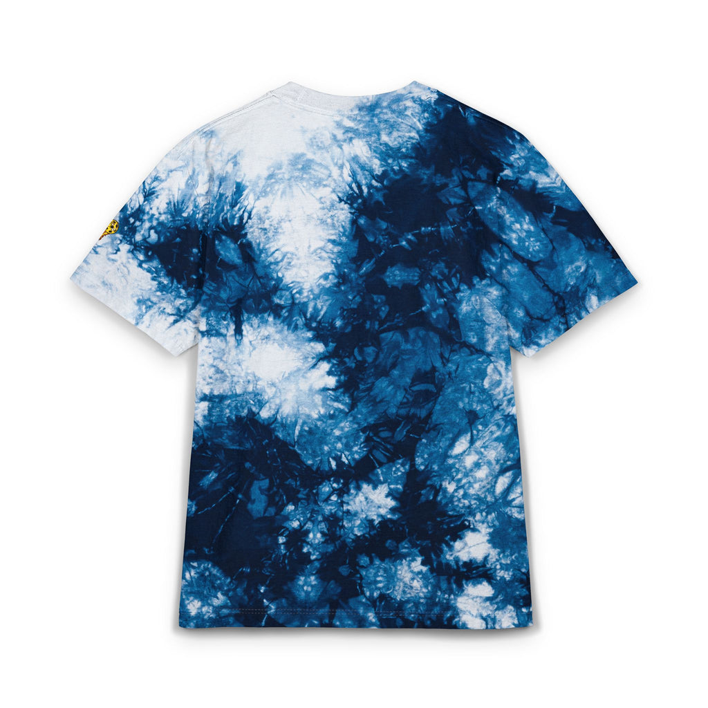 Tie-Dye T-Shirt — Rainbow Spiral Embroidered Tee