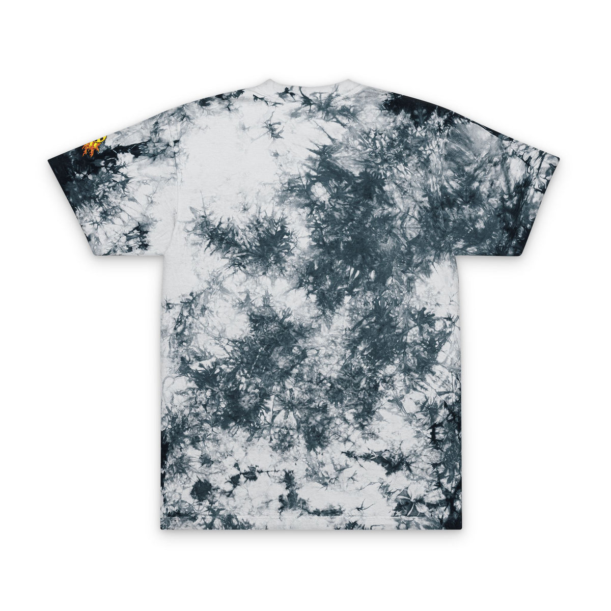 Tie-Dye T-Shirt — Rainbow Spiral Embroidered Tee