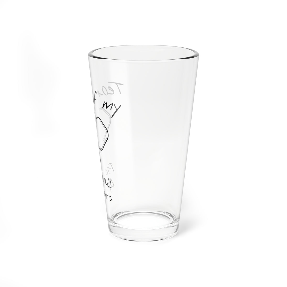 16oz Pint Glass — "Tears of My Pickleball Opponents"