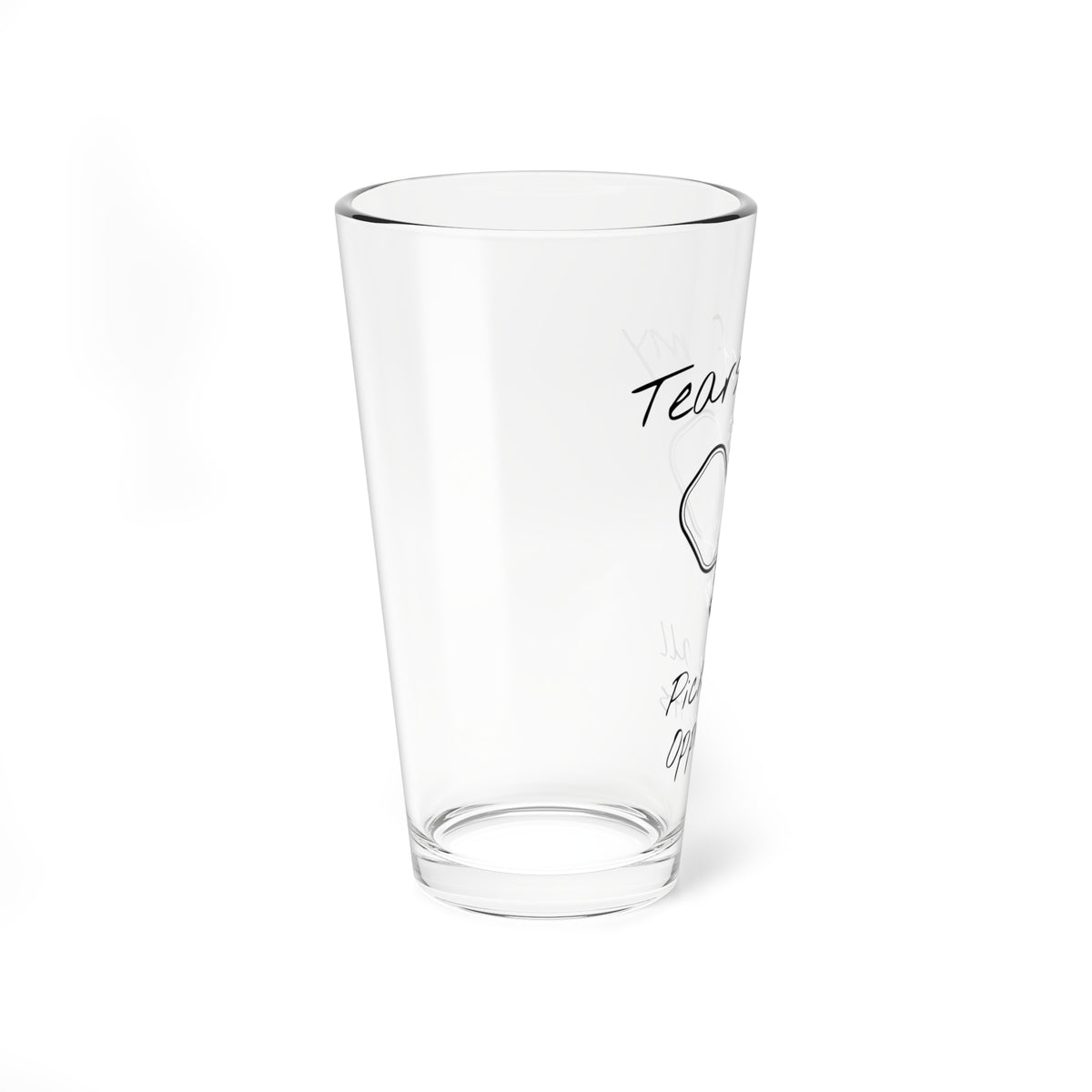 16oz Pint Glass — "Tears of My Pickleball Opponents"