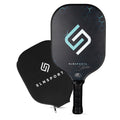 SLNSports Pickleball Paddles | Carbon Fiber/Fiberglass Pickleball Rackets Set or Single Paddle | Carrying Case 4 Balls | Pickleball Raquets for Kids and Adults (Carbon Fiber Single)