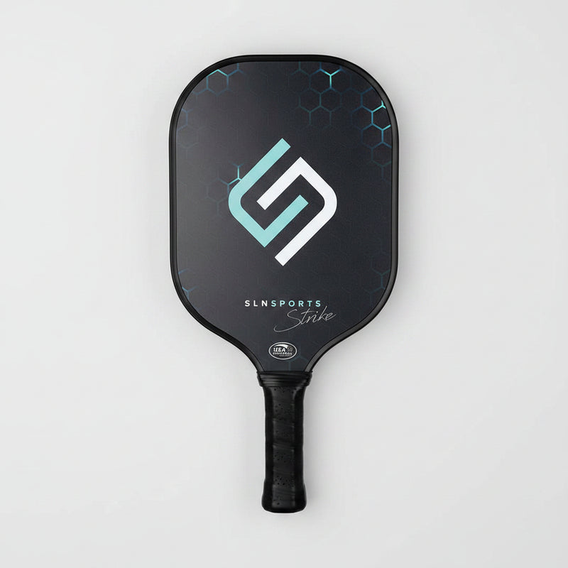 SLNSports Pickleball Paddles | Carbon Fiber/Fiberglass Pickleball Rackets Set or Single Paddle | Carrying Case 4 Balls | Pickleball Raquets for Kids and Adults (Carbon Fiber Single)